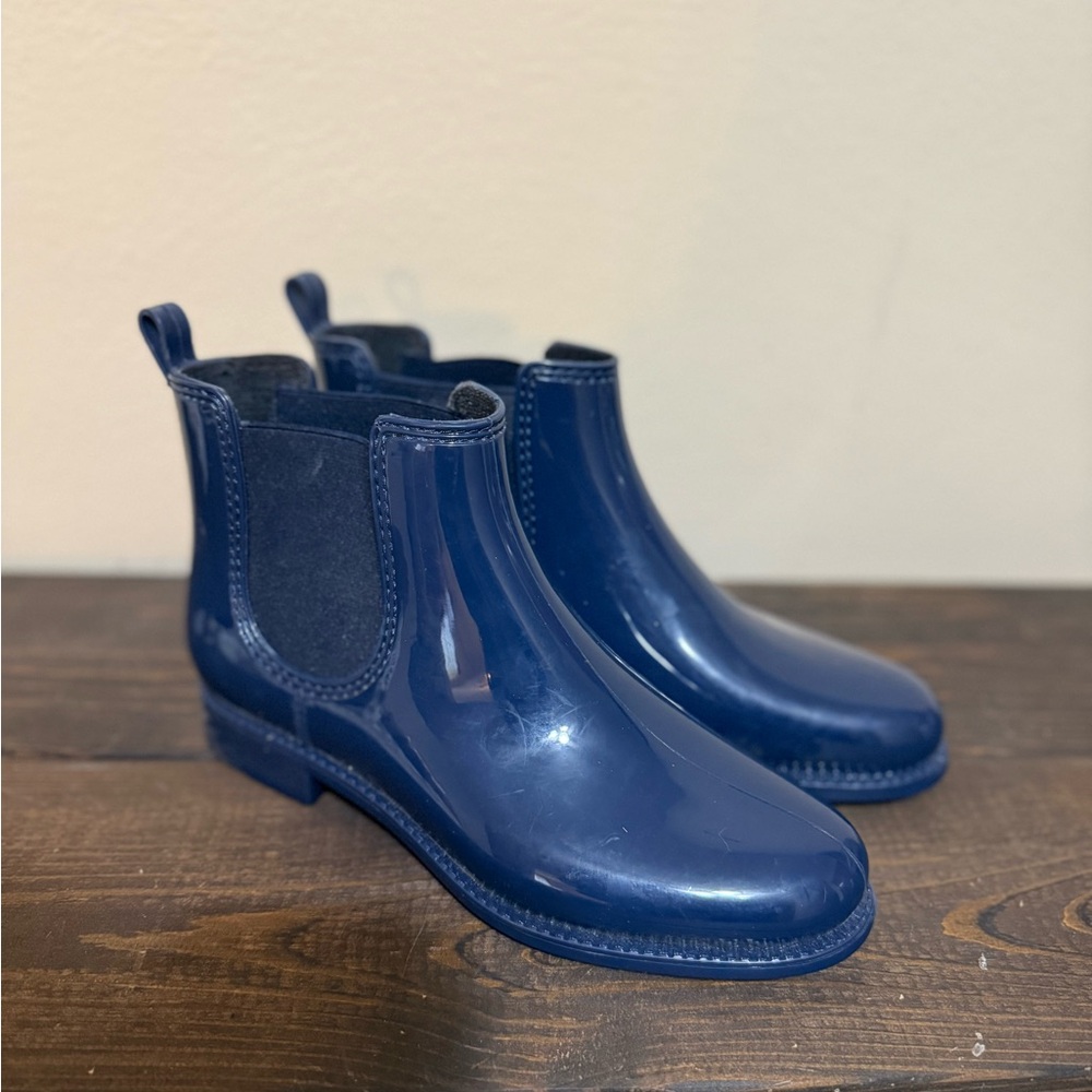 Women's Navy Rain Boots